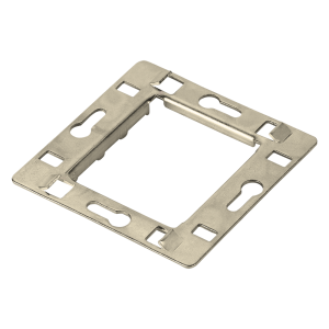45х45 faceplate with mounting frame, white 45х45 faceplate with mounting frame, white